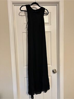 Banana Republic Black Sleeveless Maxi Dress